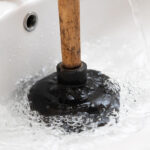plunger in sink